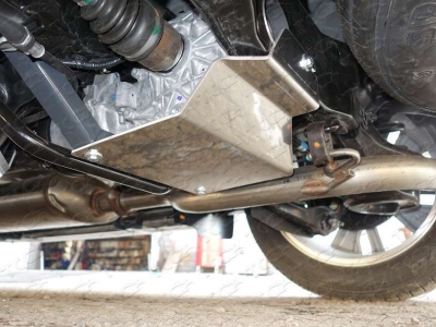 Защита дифференциала ТСС алюминий 4 мм для Nissan Pathfinder/Infiniti JX35/QX60 2012-2021