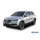 Порог-площадка "Black" F180ALB + комплект крепежа для Skoda Karoq 2020-н.в., Volkswagen Taos 2021-н.в.