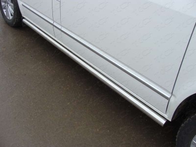 Пороги труба 60 мм ТСС для Volkswagen Multivan T6 2015-2021