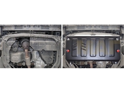 Защита картера и КПП Автоброня для 1,6 сталь 2 мм для Changan Eado 2013-2021