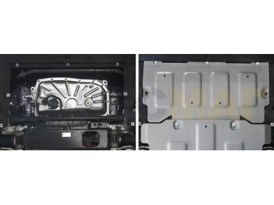 Защита картера Rival алюминий 4 мм для Audi A7
