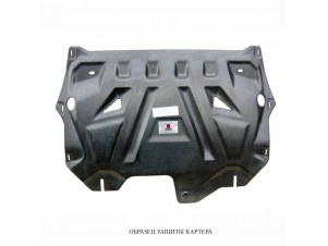 Защита картера и радиатора АБС-Дизайн композит 10 мм для Toyota Land Cruiser 200/Lexus LX № 24.22k