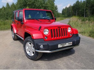 Защита переднего бампера 60 мм  для Jeep Wrangler 5D № JEEPWRAN5D(3.6)14-02
